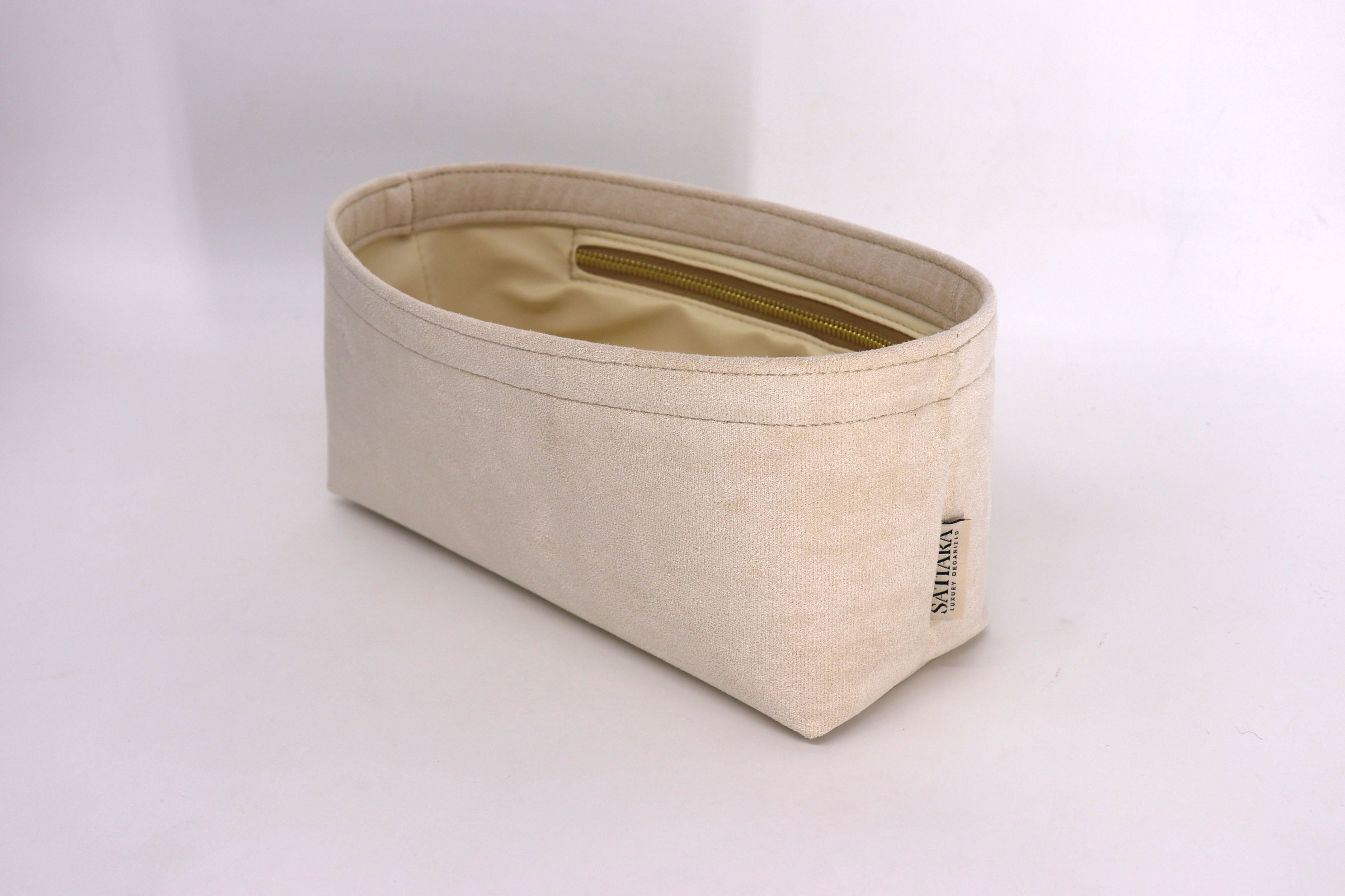 Kelly 28 (Retourne) Insert Organizer in Alcantara Suede