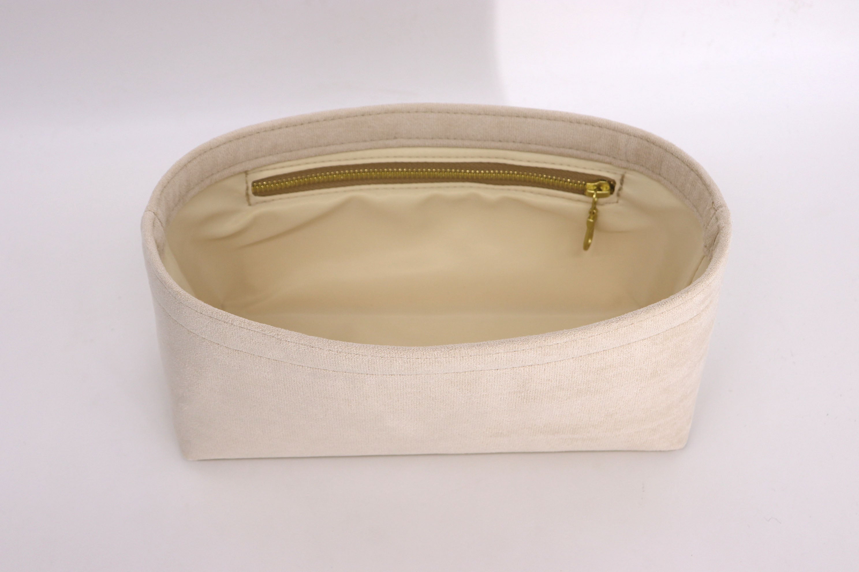 Kelly 28 (Retourne) Insert Organizer in Alcantara Suede