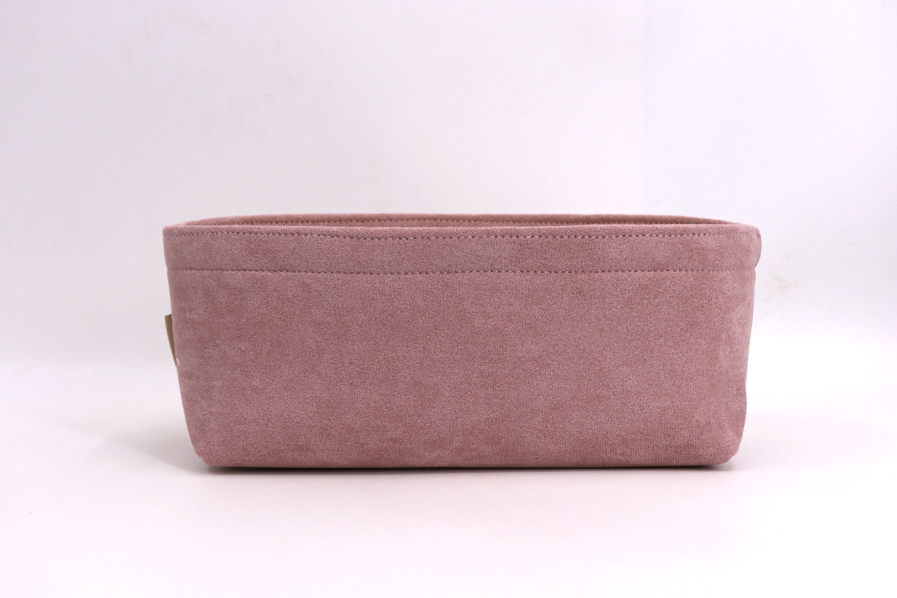 Birkin 25 Insert Organizer Blush in Alcantara Suede