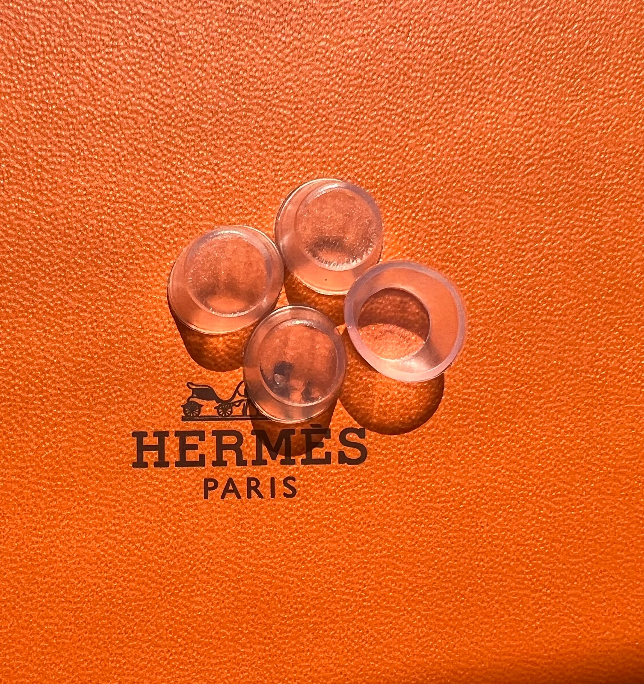 Stud Feet Protectors set for Hermes Birkin or Kelly