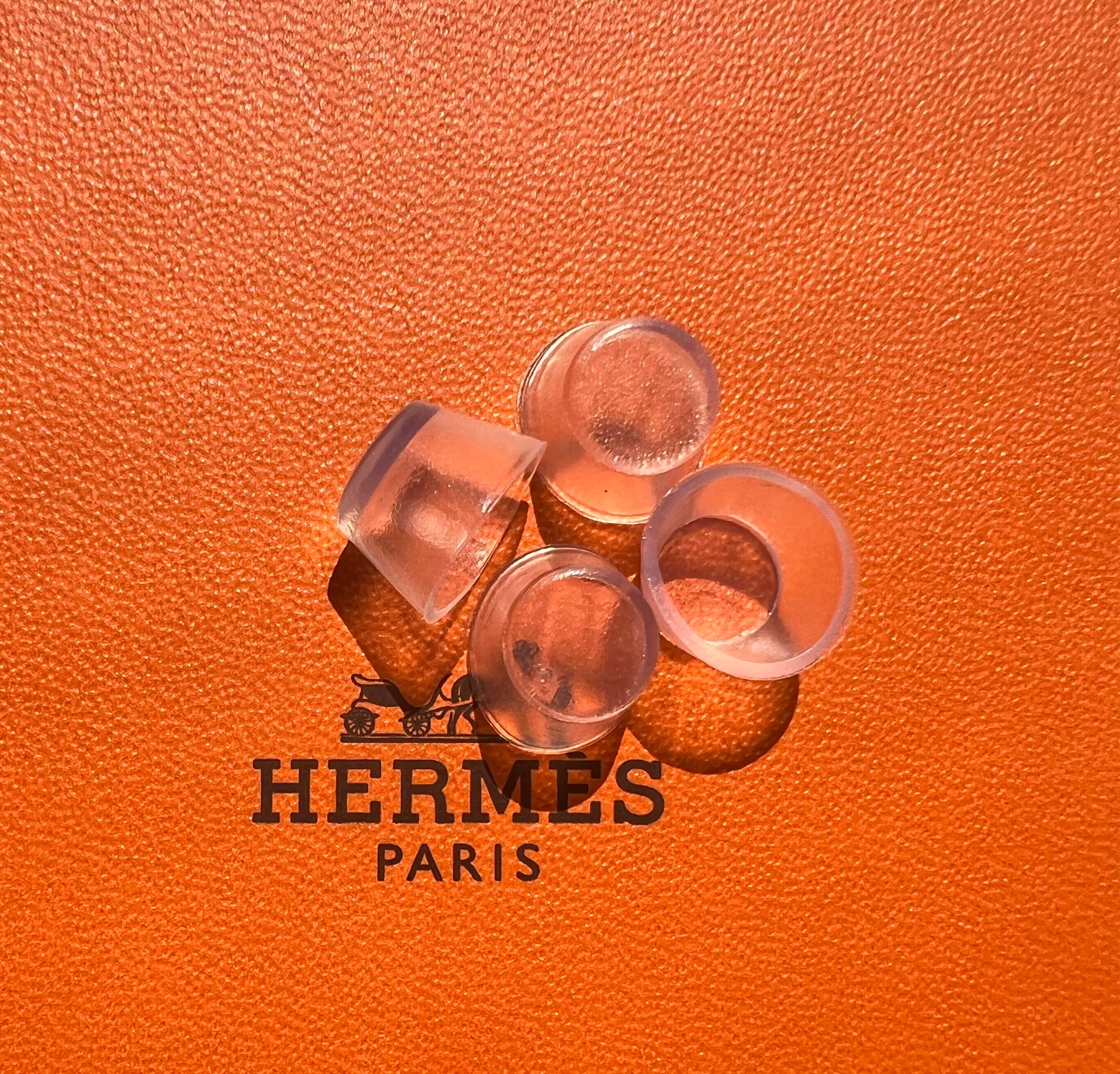 Stud Feet Protectors set for Hermes Birkin or Kelly