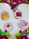 Handbag Design Magnets set of 4